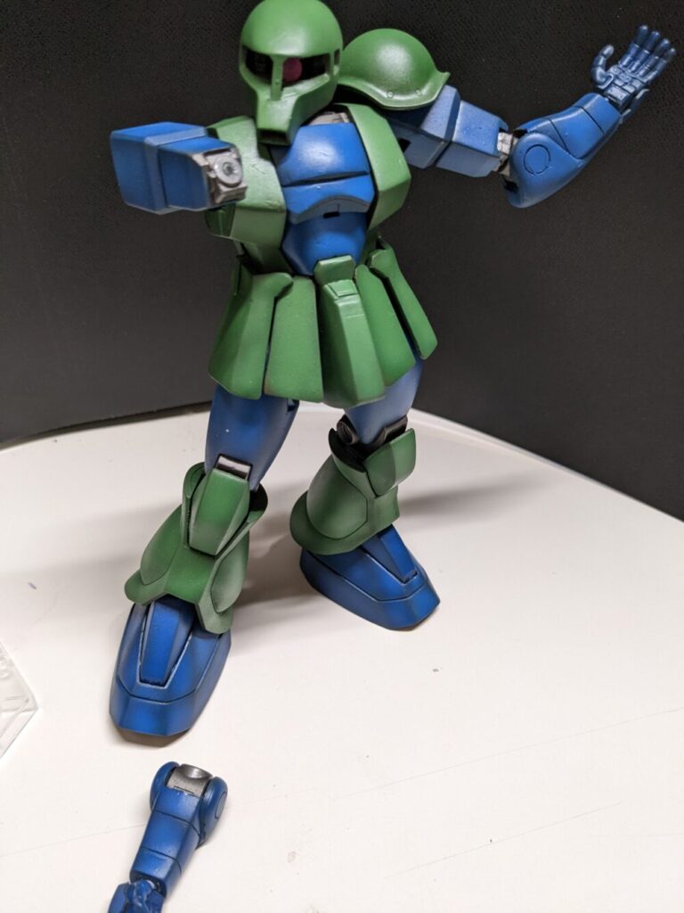 ＭＧ1/100 旧ザク ZAKU-1 改修全塗装完成品 - プラモデル